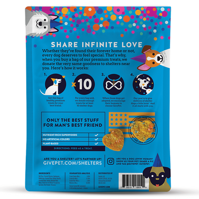 GIVEPET BIRTHDAY BASH 6 oz SOFT TREAT