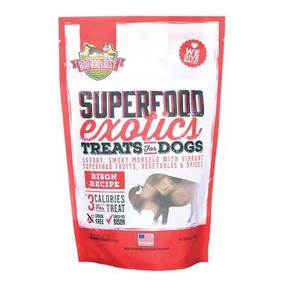 Boo Boo's Best SuperFood Exotics Bison Recipe Dog Treats