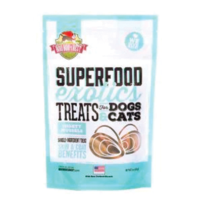 Boo Boo's Best SuperFood Exotics Mighty Mussels Recipe Treats