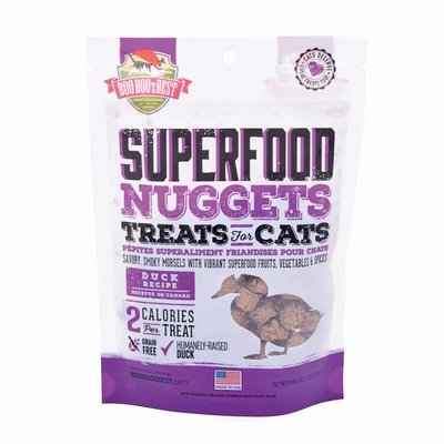 Boo Boo's Best SuperFood Nuggets Duck Recipe Cat Treats