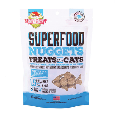 Boo Boo's Best SuperFood Nuggets Whitefish Recipe Cat Treats