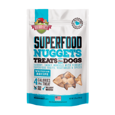 Boo Boo's Best SuperFood Nuggets Whitefish Recipe Dog Treats