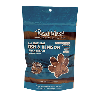 The Real Meat Company Fish & Venison Treats 4oz
