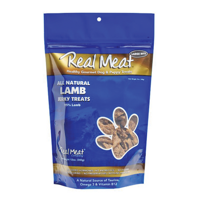 The Real Meat Lamb Jerky Treats 12oz