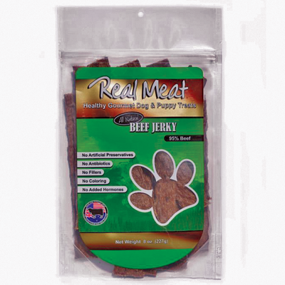 The Real Meat Company Beef Jerky Treats 8oz