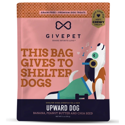 GIVEPET UPWARD DOG 6 oz SOFT TREAT