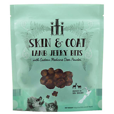 iTi Skin & Coat Lamb Jerky Bits Dog Treats