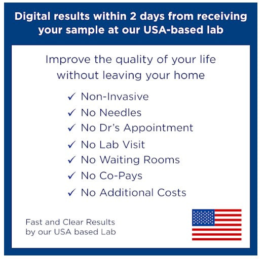 UCARI Intolerance Test Kits are Processed in the USA