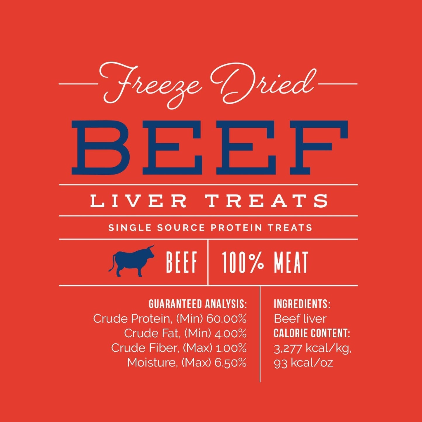 Nature's Select Freeze Dried Liver Treats are 100% Meat